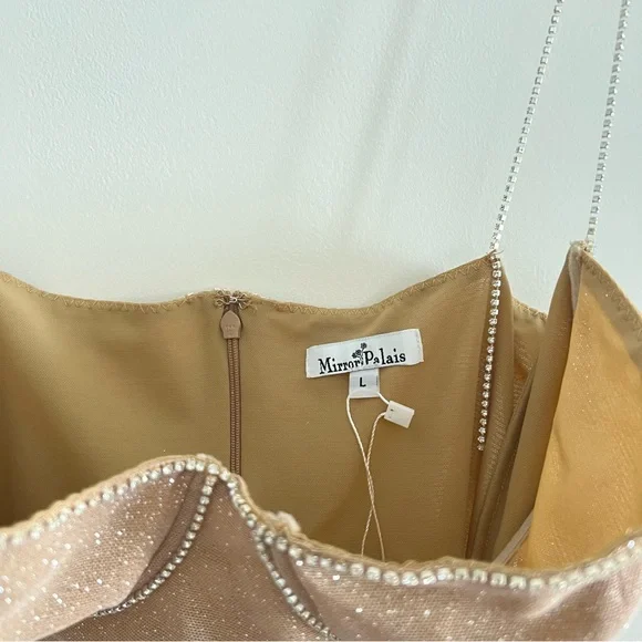 Mirror Palais Fairy Dress in Diamond Sand - Picture 4 of 9